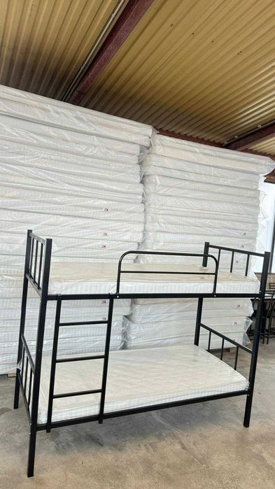 Paturi Etajate Metalice Rezistente – Modele în Stoc- Pret promotional