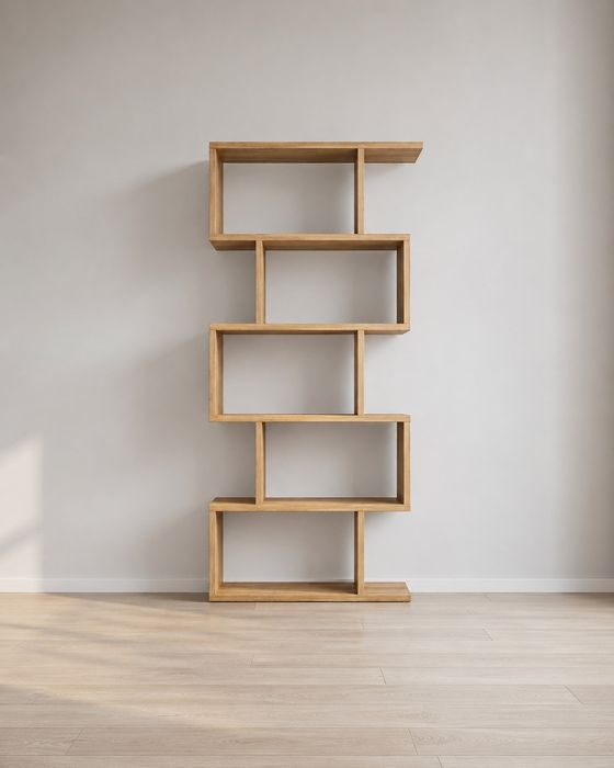 Деревянный стеллаж 200×80×30 см