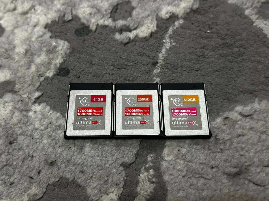 Carduri Integral Ultima PRO x2 CF express B 1800MB/S 64gb 256gb 512Gb