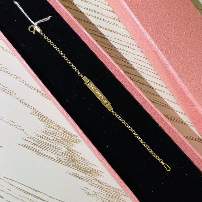 Золотой детский браслет. Золото 585. Доставка.