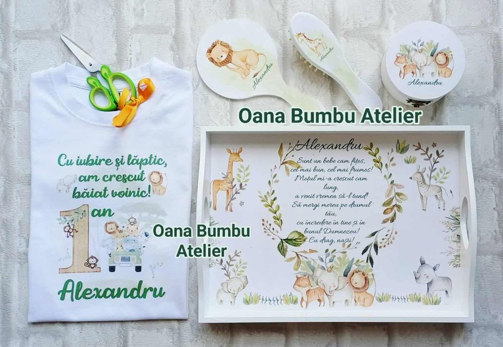 Set mot turta + tricouri personalizate