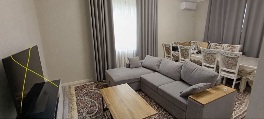 Ibn sino 1, 21-14. 8 etaj, 3 xona, 94 kv.