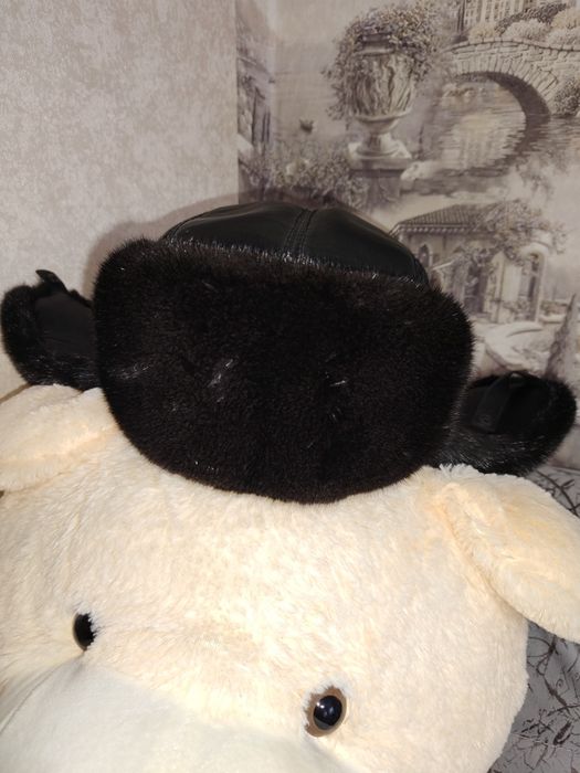 Шуба мутоновая с шапкой