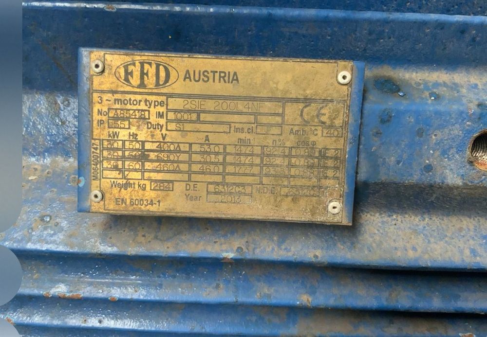 Pompa apa irigatii, 30kW, 558mc/h