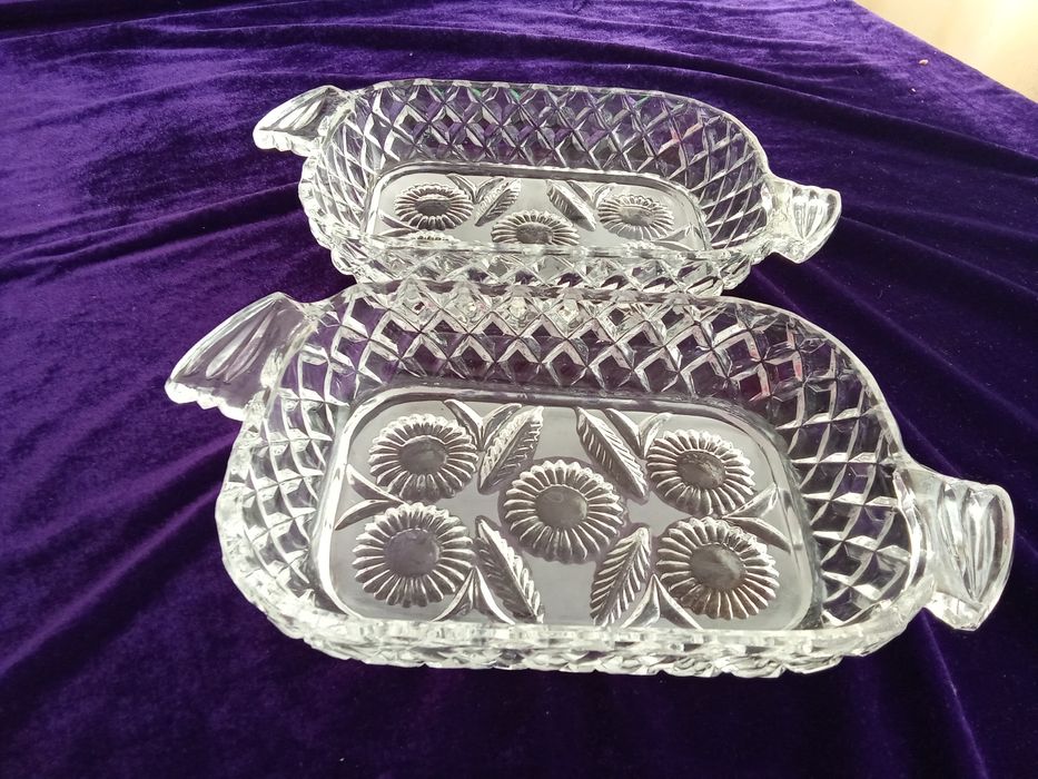 Салатница Хрусталь в отличном состоянии