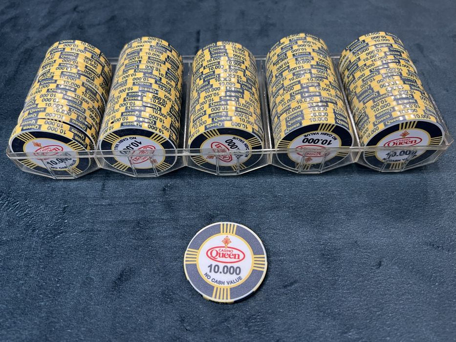 Jetoane poker Casino Queen 280,000 buc stoc urgent CustomTables.eu #jetoanepoker #pokerchips #casinoqueen #casino #queencasino #queenpokerchips
