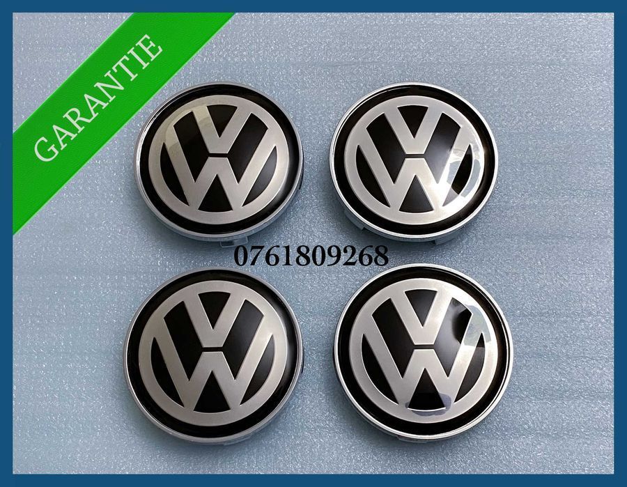 Set 4 capace VW de 68mm pentru jante aliaj BMW