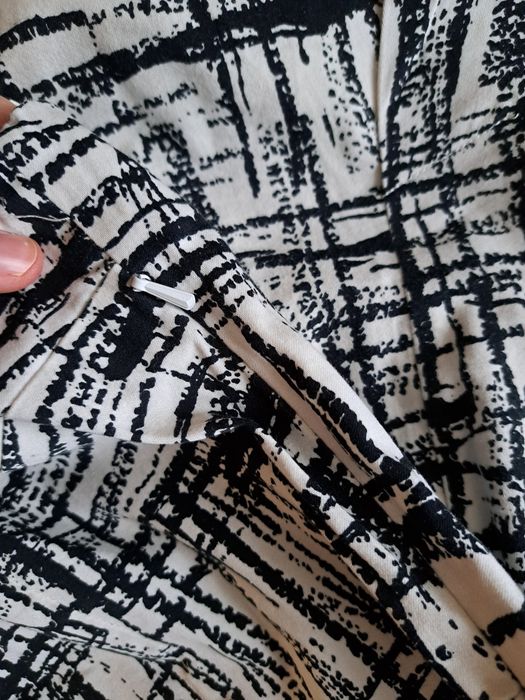 Миди рокля със зебров десен