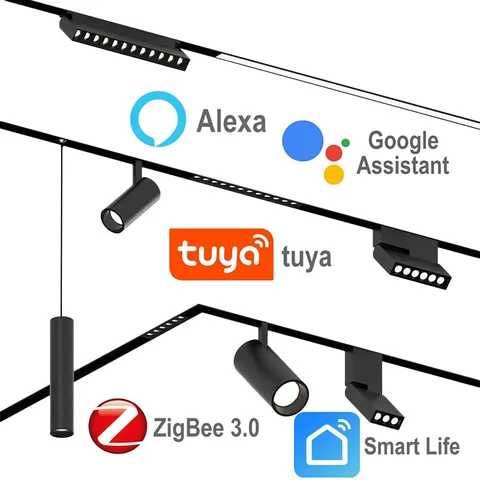 Магнитная трековая система 48V | Умные Zigbee светильники | Smart Home