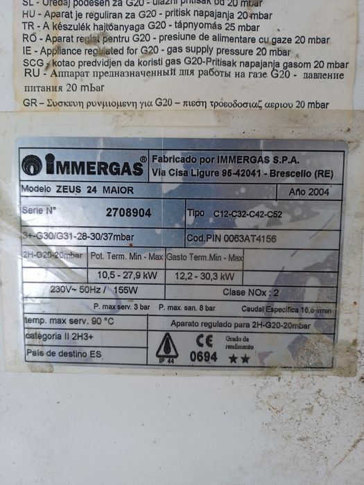 Centrala termica  Immergas Zeus Maior