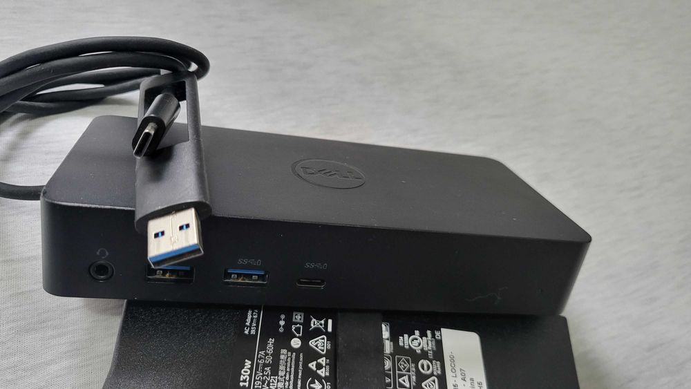 Docking Station Dell D6000 Universal Dock USB 3.0, USB-C + incar 130W