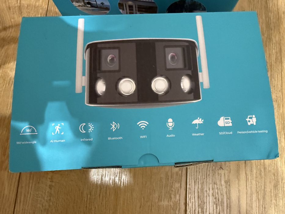 Vand 2 camere Cameră supraveghere WiFi dual lens N4-WE2-IC sigilate