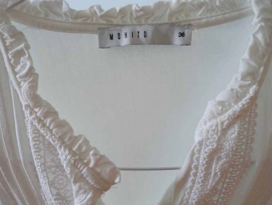 Памучна риза с бродерия