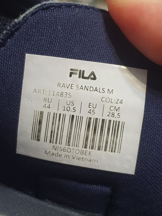 Сандали Fila rave M 44 размер