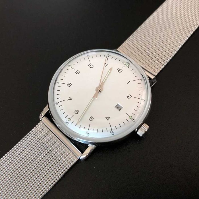 Ceas de mana Bauhaus 38mm (asemanator Junghans Max Bill)