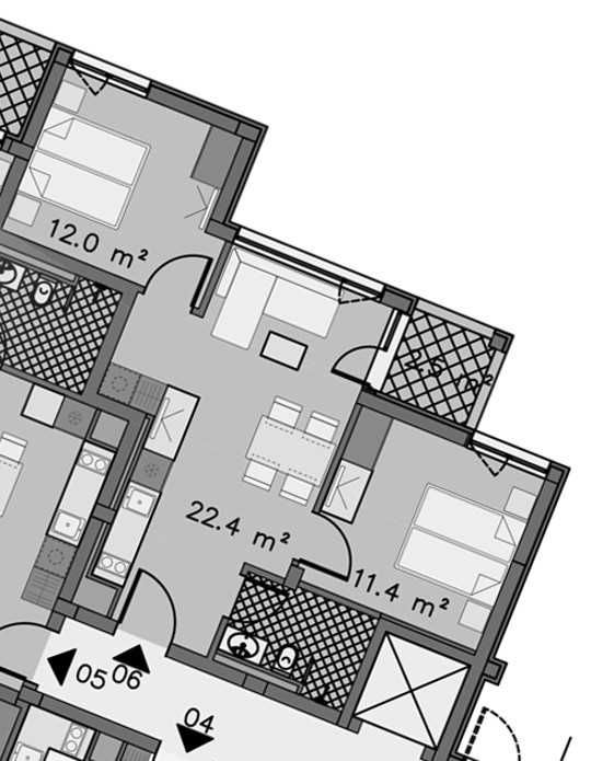 Тристаен апартамент в гр. Созопол