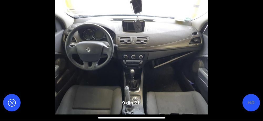 Plansa bord renault megane 3 cu airbag pasager