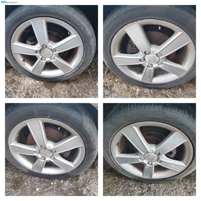 Set 4 Jante Roti Aliaj 225 45 17 R17 5x112 Seat Leon 1P 2005 - 2009 [K3351]