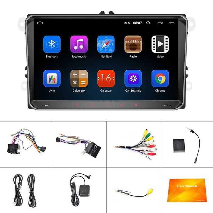 Dvd auto VW 2g+32 , SEAT, SKODA, 10 inch, Android, Garantie 2 ani