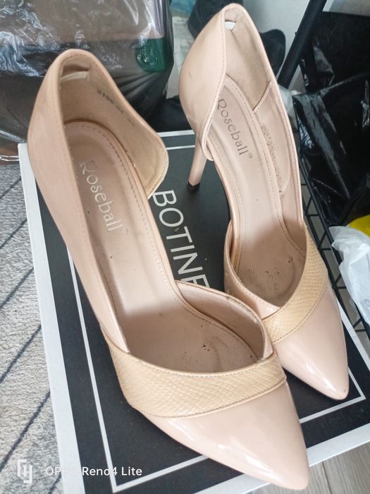 Туфли, летние, лак