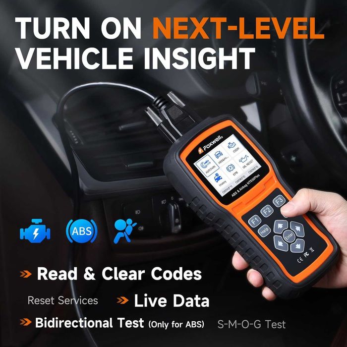 FOXWELL NT630 Plus OBD2 скенер Диагностика за кола кодочетец