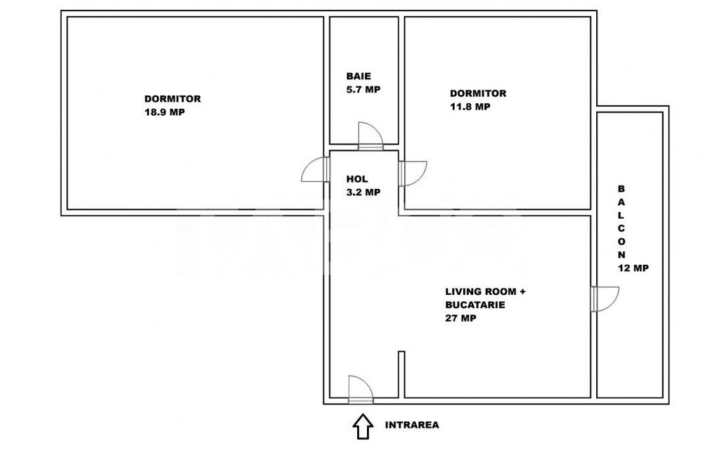 Apartament 3 camere de inchiriat parcare si bloc cu lift Doamna Stanca