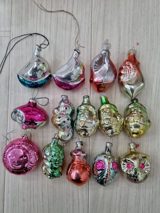 Продам ёлочные игрушки ссср стекляные