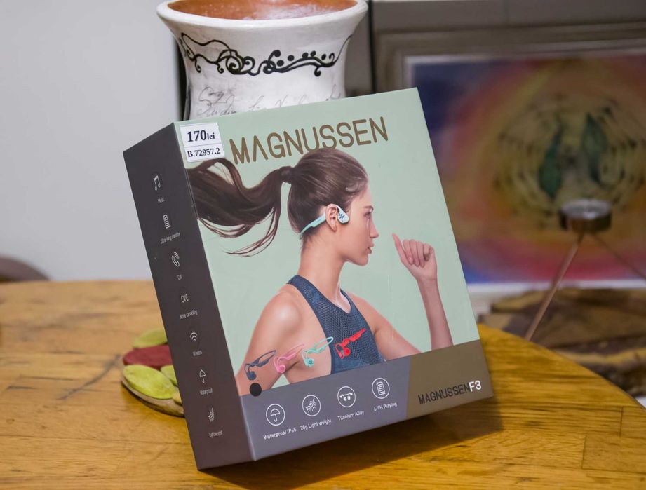 Casti wireless cu conductie osoasa Magnussen