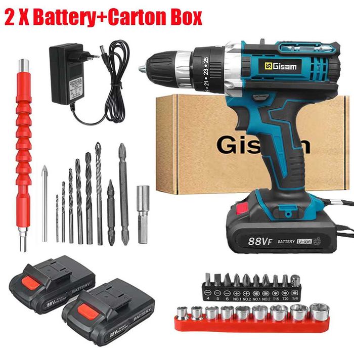 Винтоверт Gisam Battery Impact Screwdriver 21V
