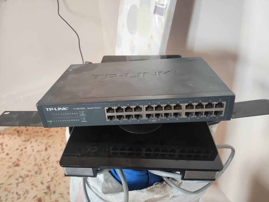 TP-Link Хаб на 24 порта.