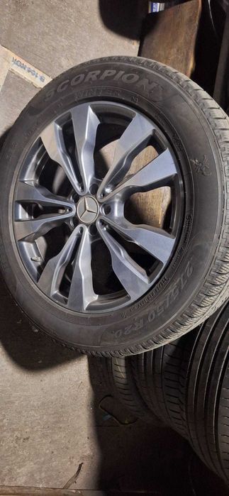 set jante originale Mercedes-R20+anvelope iarna Pirelli Scorpion 275/50/R20