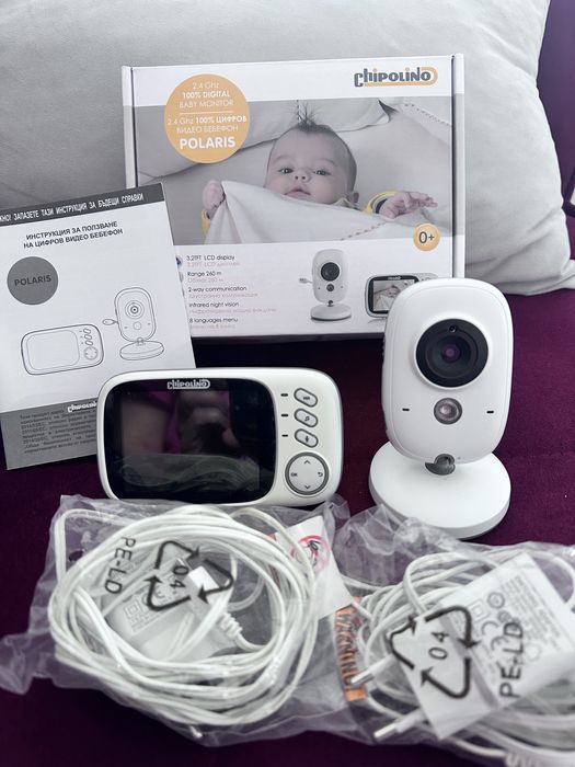 Бебефон Chipolino Polaris видео бебефон 3.2” дисплей