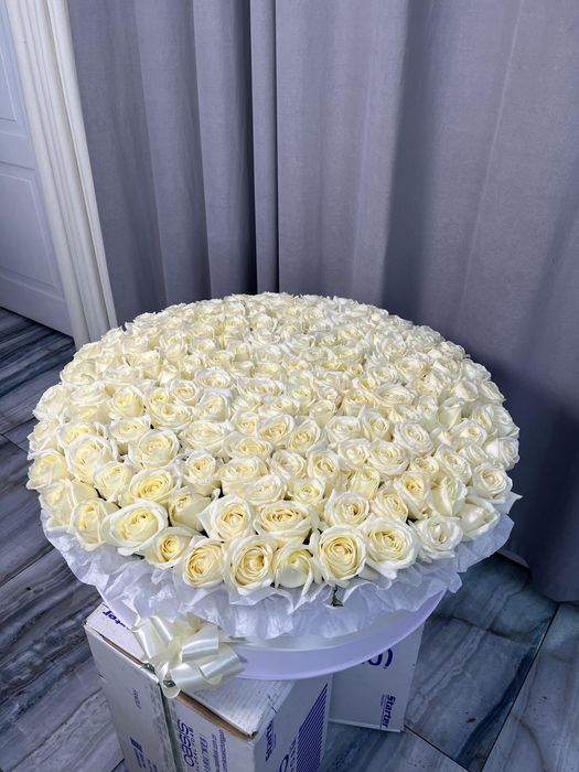 Цветы 201 голандских роз