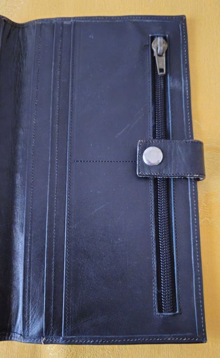 Portofel piele - XXL 23cm/13cm - card, CEI, talon, bancnote etc.