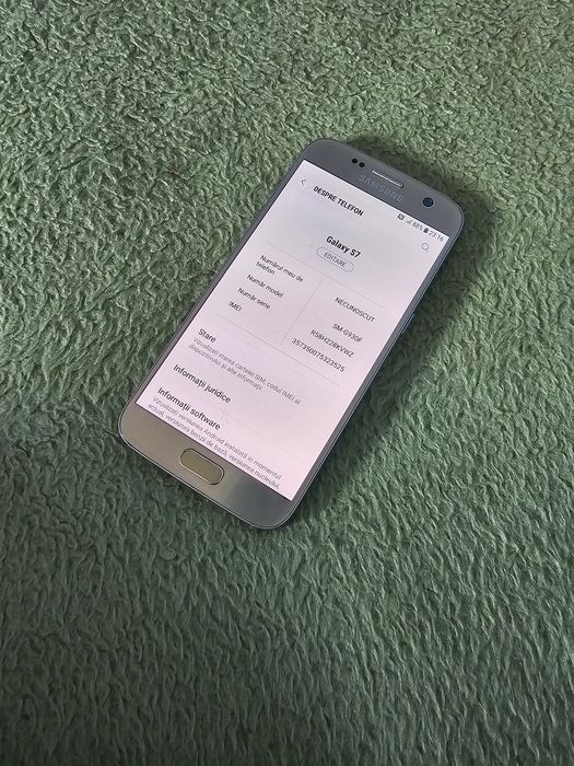 Vând Samsung S7 Gold/32GB