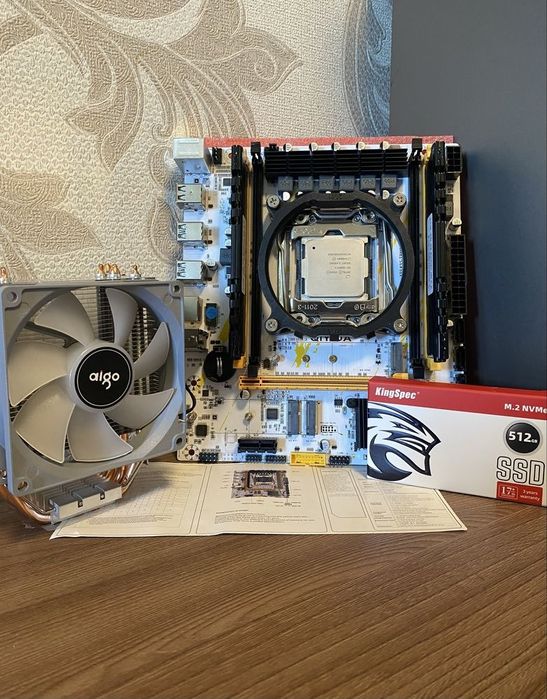 Komlekga 16gb ddr4 10 ядер/20 потокoв xeon e5-2640v4/ x99