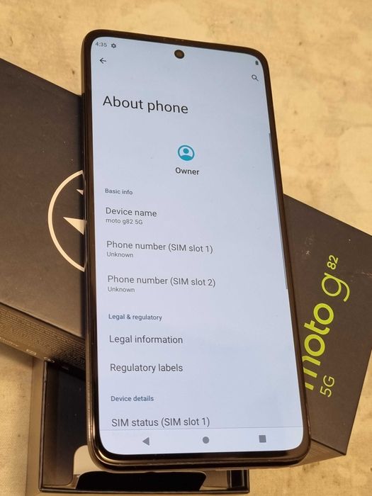 Smartphone Motorola moto g82 5g 128gb 6gb ram neverlocked liber