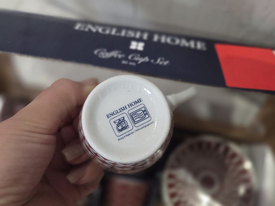 Сервиз чаши за кафе English Home