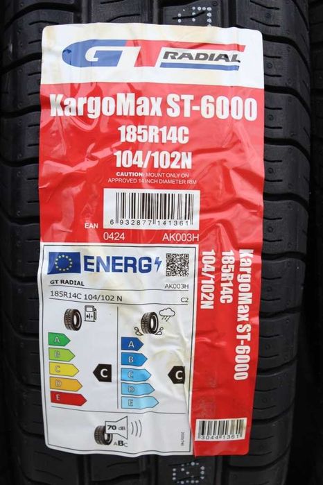 Anvelope vara noi 185R14C (185/80 R14C), 104/102N, GT-Radial