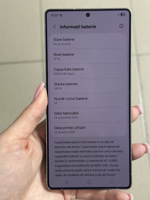 Samsung S25 Ultra - 256GB, 100% baterie, 1 an garantie
