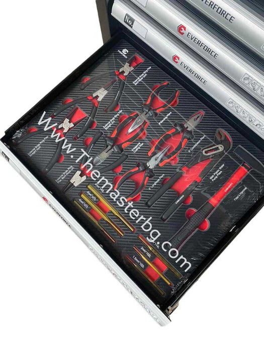 Професионален Шкаф с инструменти EVERFORCE със 7 чекмеджета и отделени