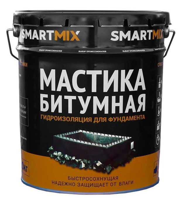 Битумная Мастика BITUMAST 19kg ROSSIYA