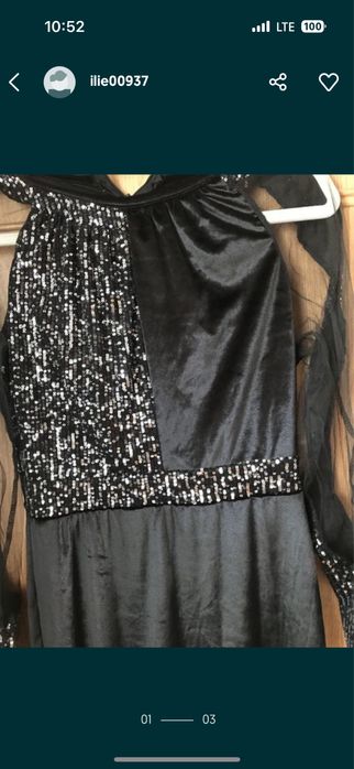 Rochie din catifea