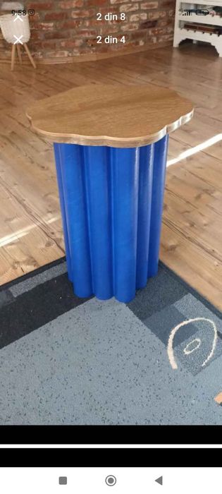 Măsuța accent și comodă de colț