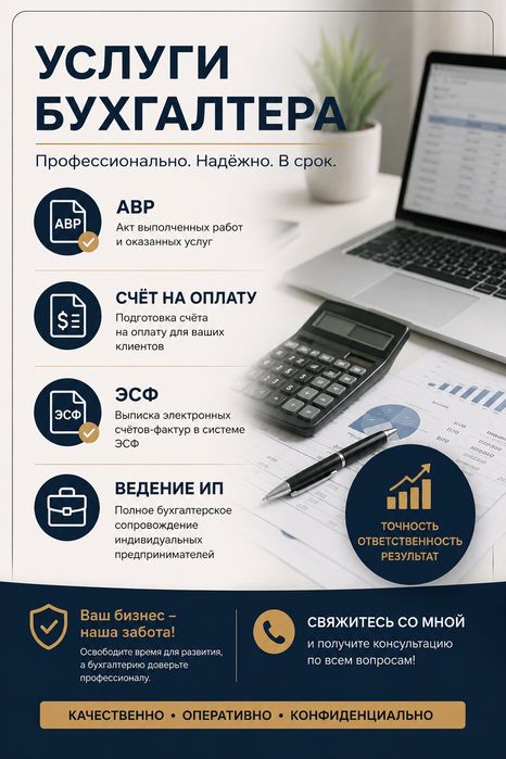 Услуги бухгалтера