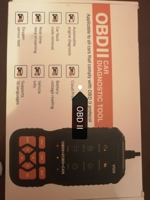 OBD II+EOBD+CAN диагностика, скенер