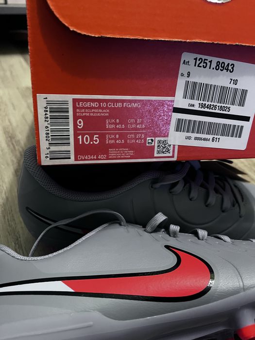 Ghete de fotbal cu crampoane Nike Tiempo 10 Legend Club noi