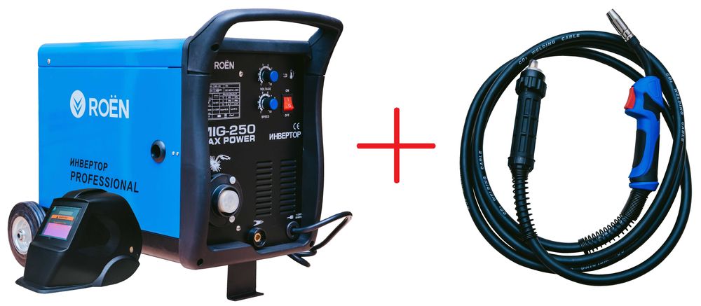 Инверторен Co2 телоподаващ апарат MIG-250 Max Power Телоподаващо