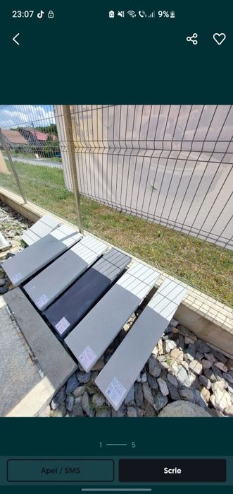 Coame gard,dale beton armat ,pasi japonezi, pavaj, pălării gard,