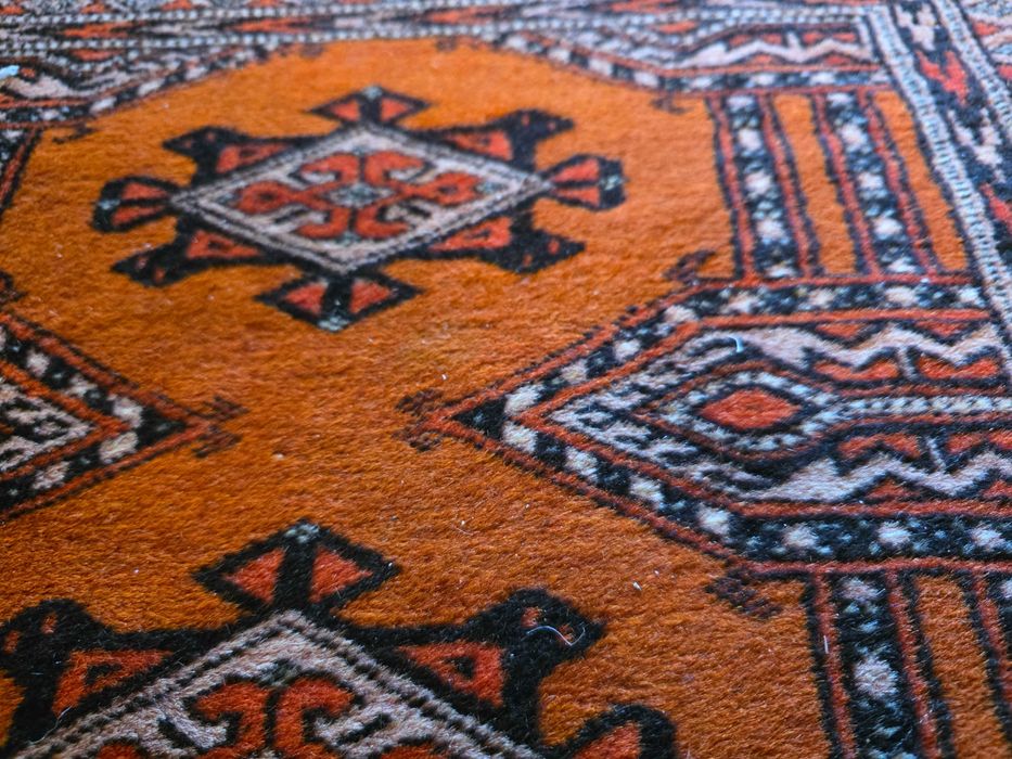 Traversă Afgană Autentică – Lână lucrată manual, 110 x 330 cm